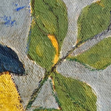 “Lemons on Grey Blue”