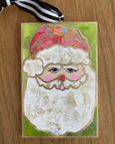 Santa Ornament-Green 4